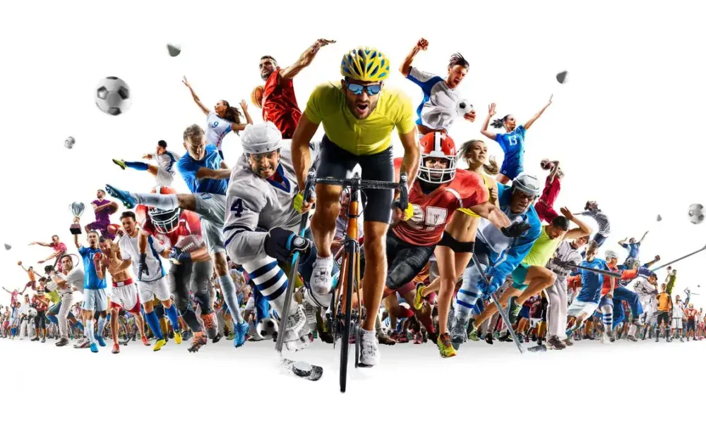 Sports Athletes Collage